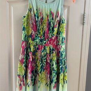 Light Multi Colored Sleeveless Dress